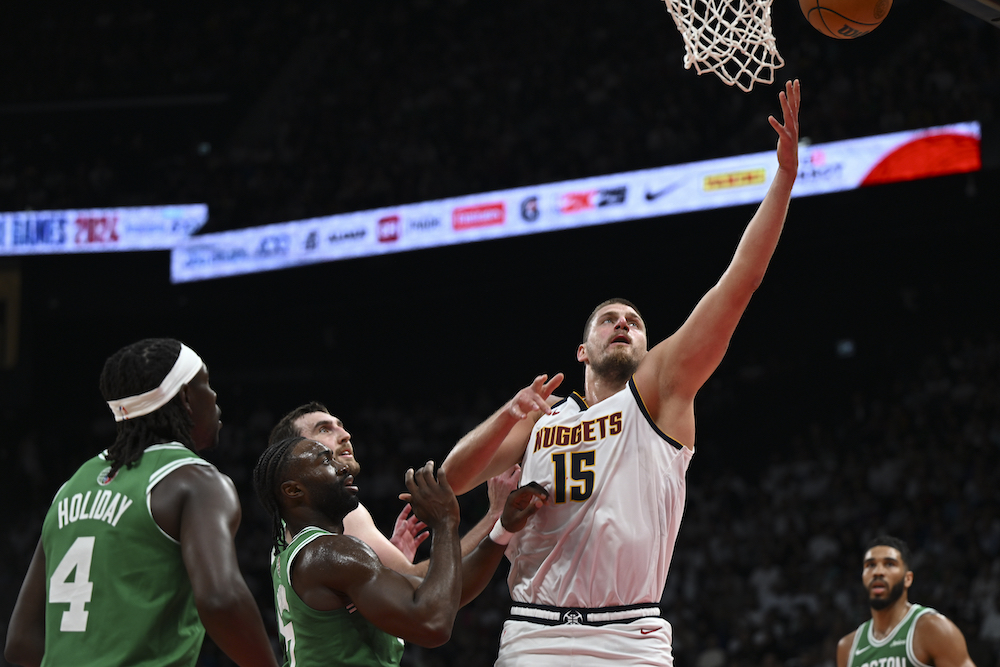 Nikola Jokic is coming off a hectic summer during which he helped guide Serbia to a bronze medal at the Olympic Games. (AP)