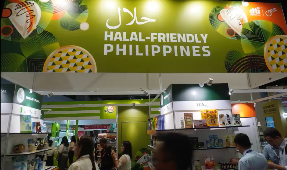 Filipino companies display halal-certified food products at the 2024 Malaysia International Halal Showcase in Kuala Lumpur, Malaysia. (Philippine Embassy in Kuala Lumpur)