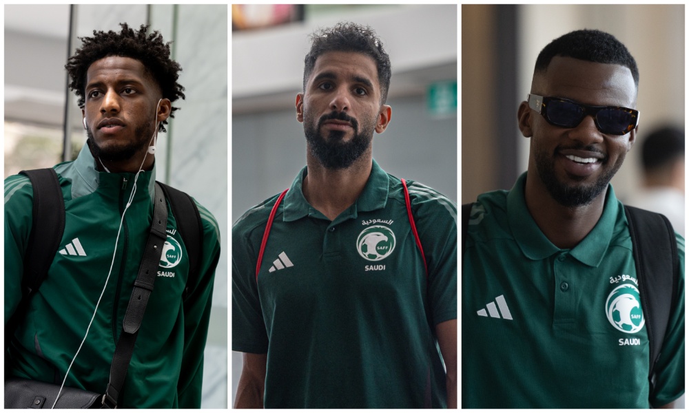 The Saudi Arabian national football team were put through their paces at a training camp in Jeddah on Sunday in preparation for the upcoming third and fourth rounds of the Asian qualifiers for the 2026 FIFA World Cup. (Supplied/SAFF)