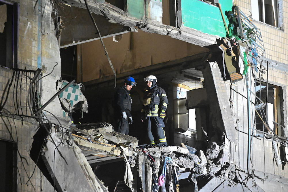 Kharkiv has been a frequent target of Russian attacks since the start of Moscow’s full-scale invasion in February 2022. (AFP)