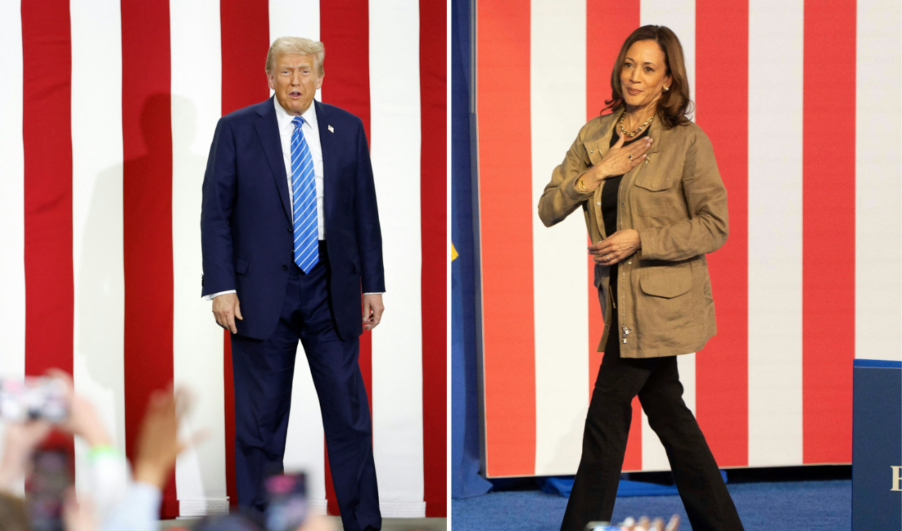 The rivals were tied at 47 percent in a mid-September Times/Siena poll shortly after the two clashed in their presidential debate. (AFP)