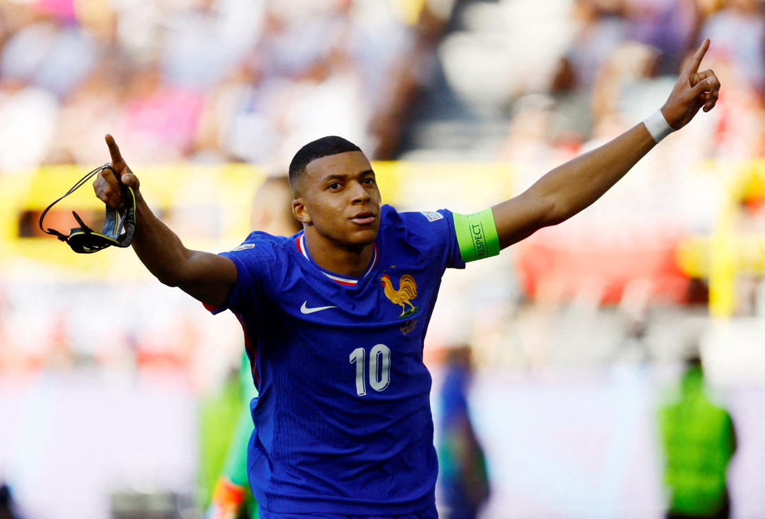 France captain Kylian Mbappe opted to stay away from the Nations League. (Reuters)