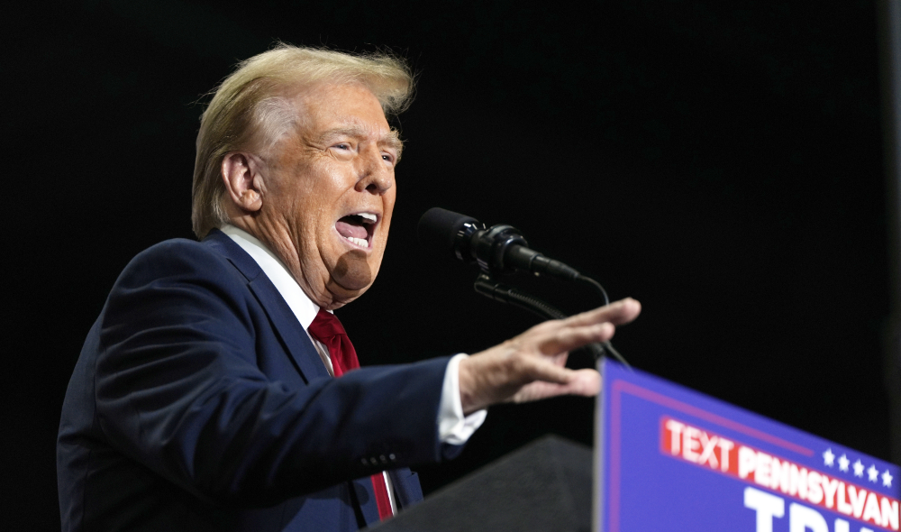 Republican presidential nominee former President Donald Trump. (AP)