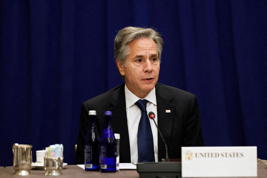 FILE PHOTO: US Secretary of State Antony J. Blinken speaks during a ministerial meeting of the Foreign Ministry Channel for Global Health Security, Friday, Sept. 27, 2024, in New York. (REUTERS)