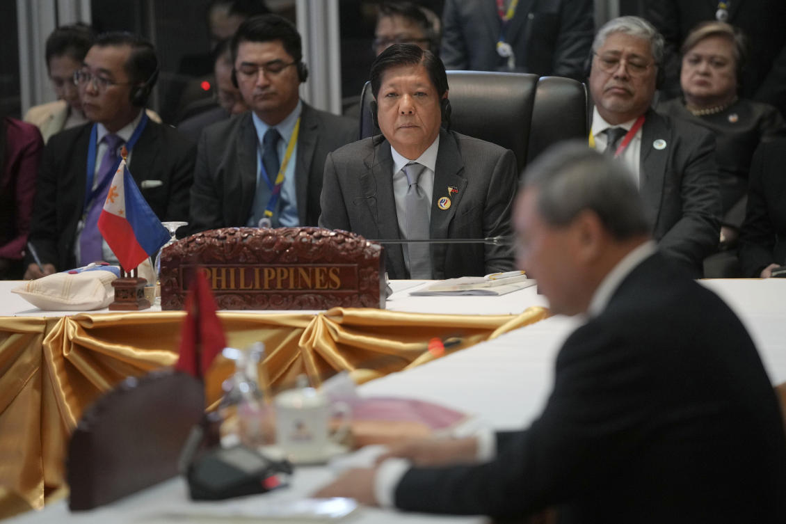 Li met the leaders of the 10-member Association of Southeast Asian Nations (ASEAN) at their gathering in Laos after a day of discussions dominated by the Myanmar civil war. (AP)