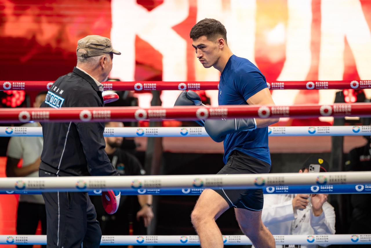 Other fighters also held sessions for the “IV Crown Showdown” which is a part of Riyadh Season. (Supplied)