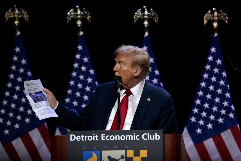 Democrats in the state were quick to criticize Trump for his comments. (AFP)