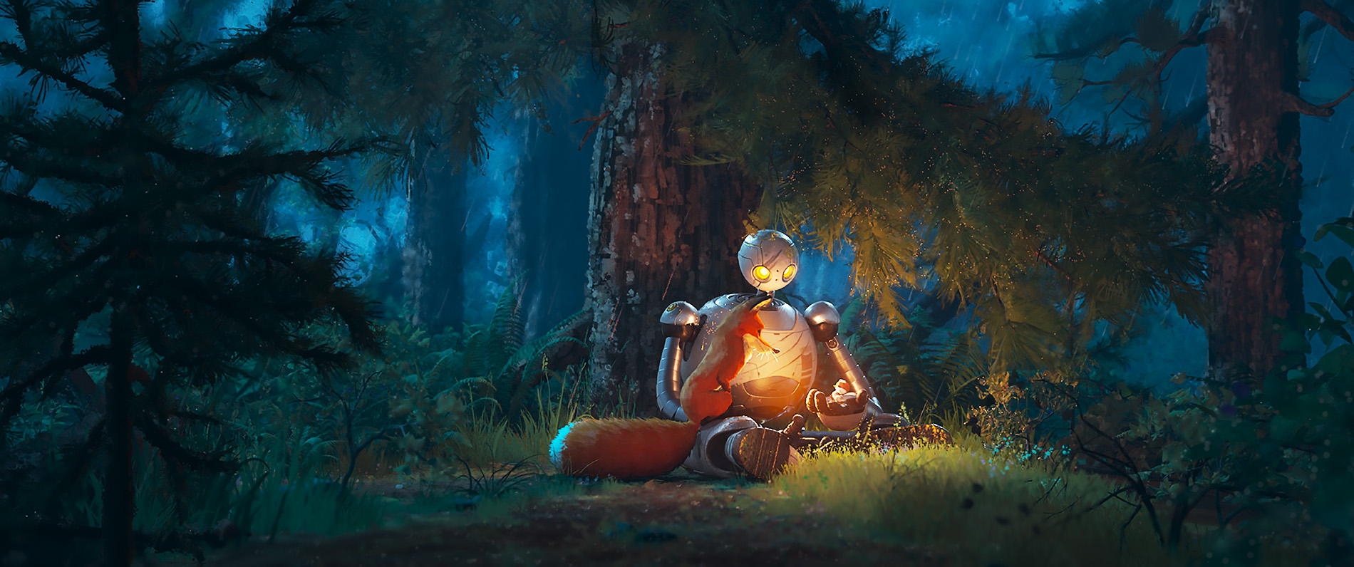 “The Wild Robot” is based on the children’s book of the same name by Peter Brown. (Supplied)