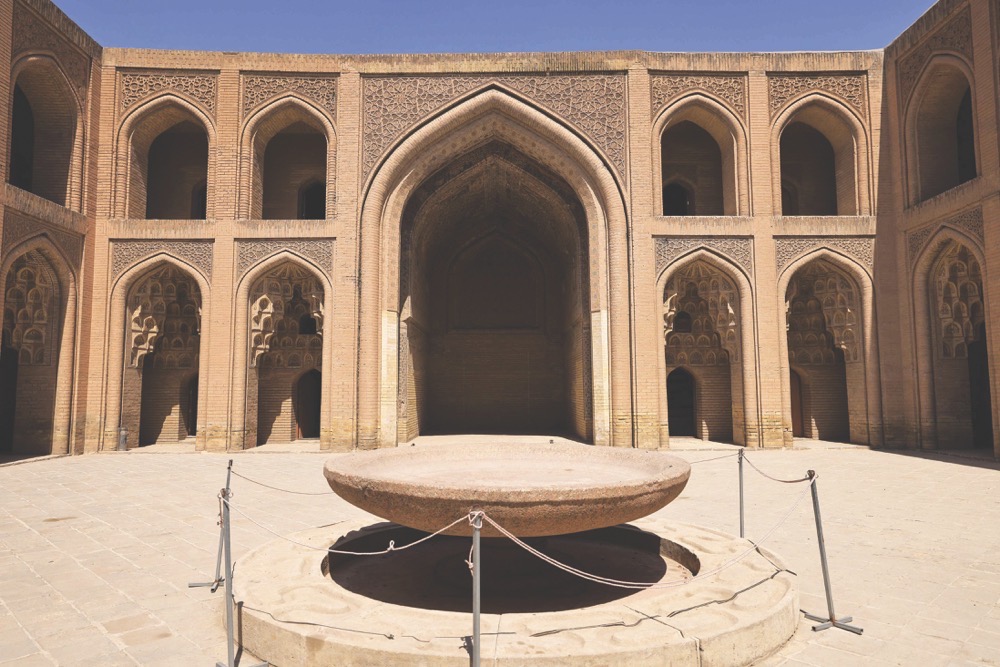 The 800-year-old Abbasid palace along the Tigris River in Baghdad. (AFP)