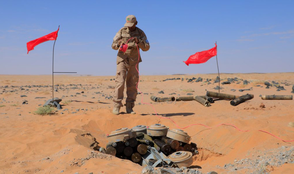 demining operations took place in Marib, Aden, Jouf, Shabwa, Taiz, Hodeidah, Lahij, Sanaa, Al-Bayda, Al-Dhale and Saada
