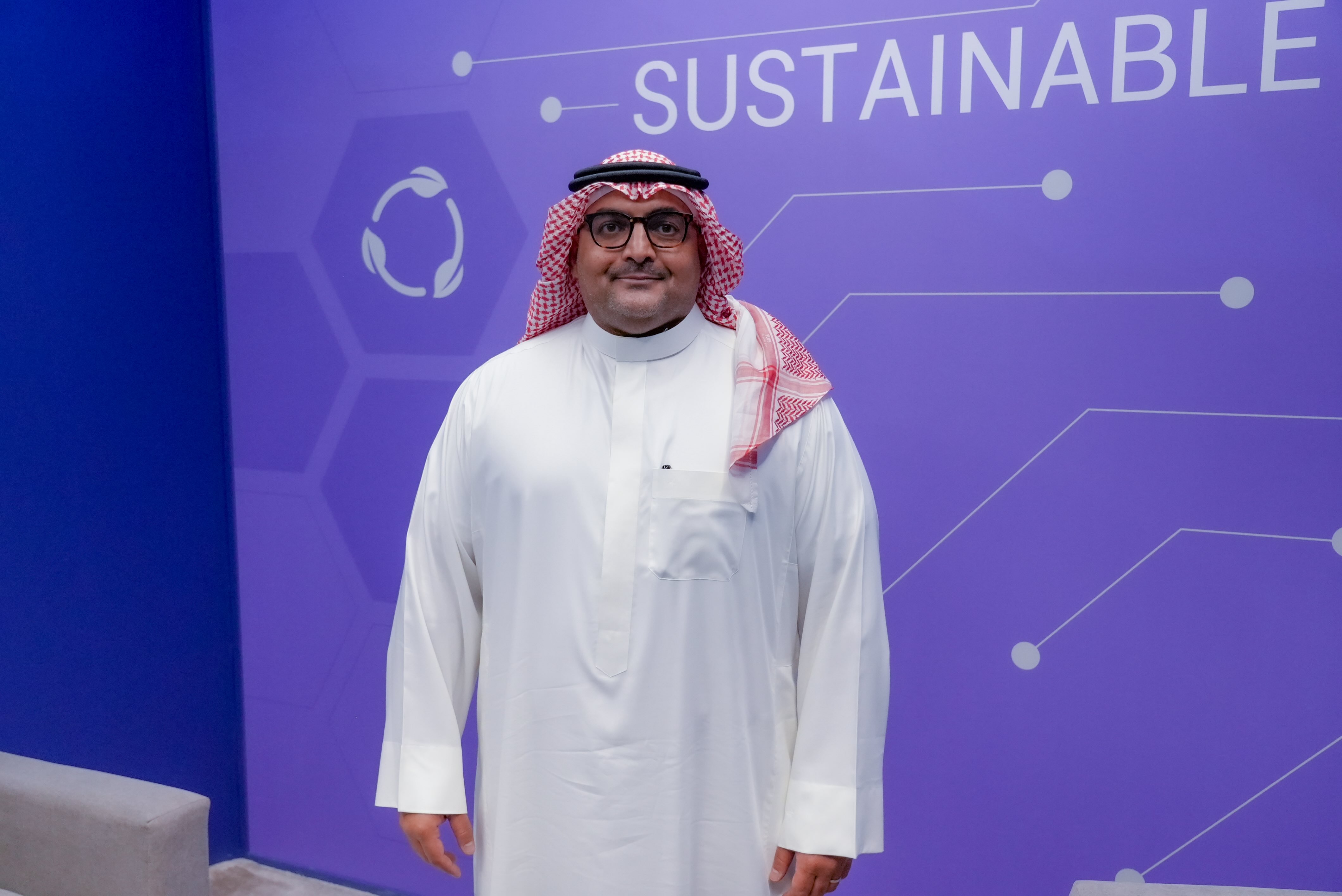 Anef Abanomai, president of Saudi Post, shared details about the new center with Arab News during the inaugural Global Logistics Forum in Riyadh. AN photo