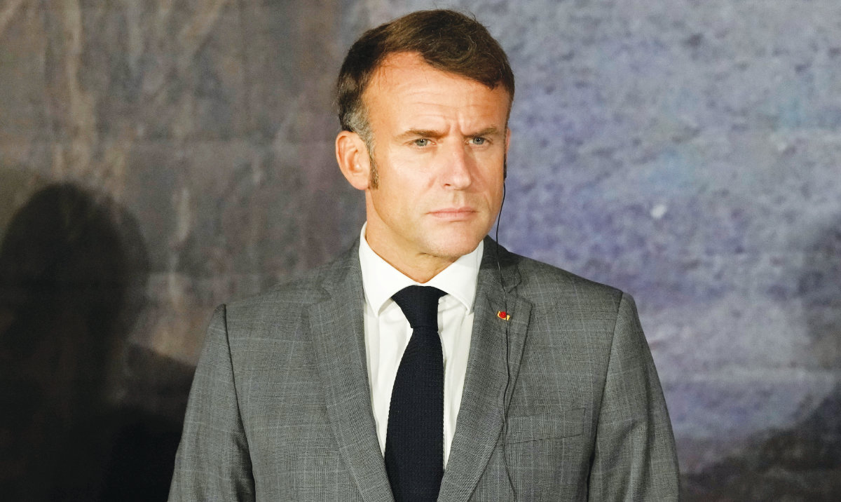 French President Emmanuel Macron has been known for his top-down leadership style since coming to power in 2017. (AFP)