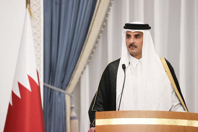 Qatar’s Emir Sheikh Tamim bin Hamad Al-Thani (WANA via Reuters)