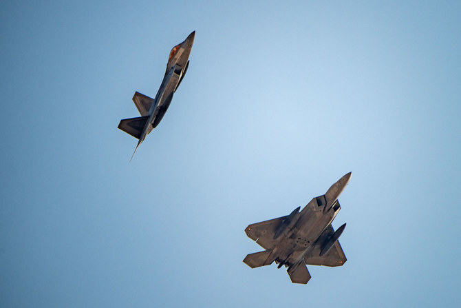 US and UK jets launched airstrikes on Houthi targets in Yemen’s western Hodeidah on Tuesday, the second wave of strikes against the Yemeni militia in the same city within 24 hours. (X/@CENTCOM)
