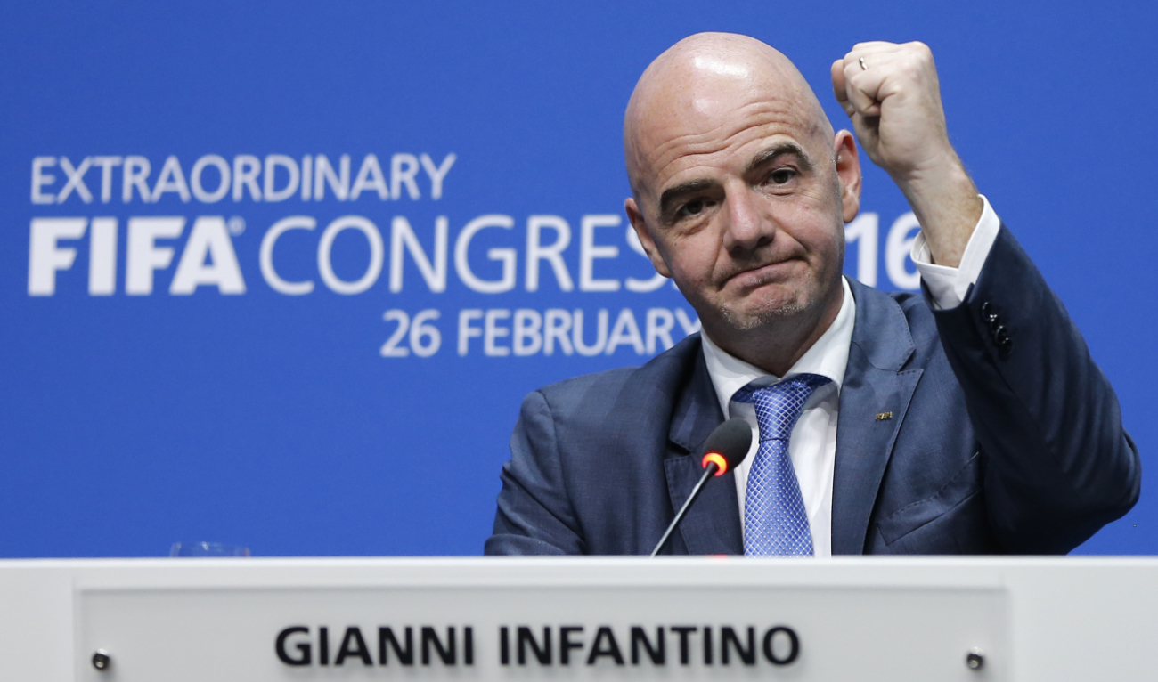 Lenovo has signed on to be the official technology partner for FIFA. FIFA President Gianni Infantino said in a statement the deal will continue to upgrade fan experiences as well as continue to make data more accessible to fans and teams. (File/AP)