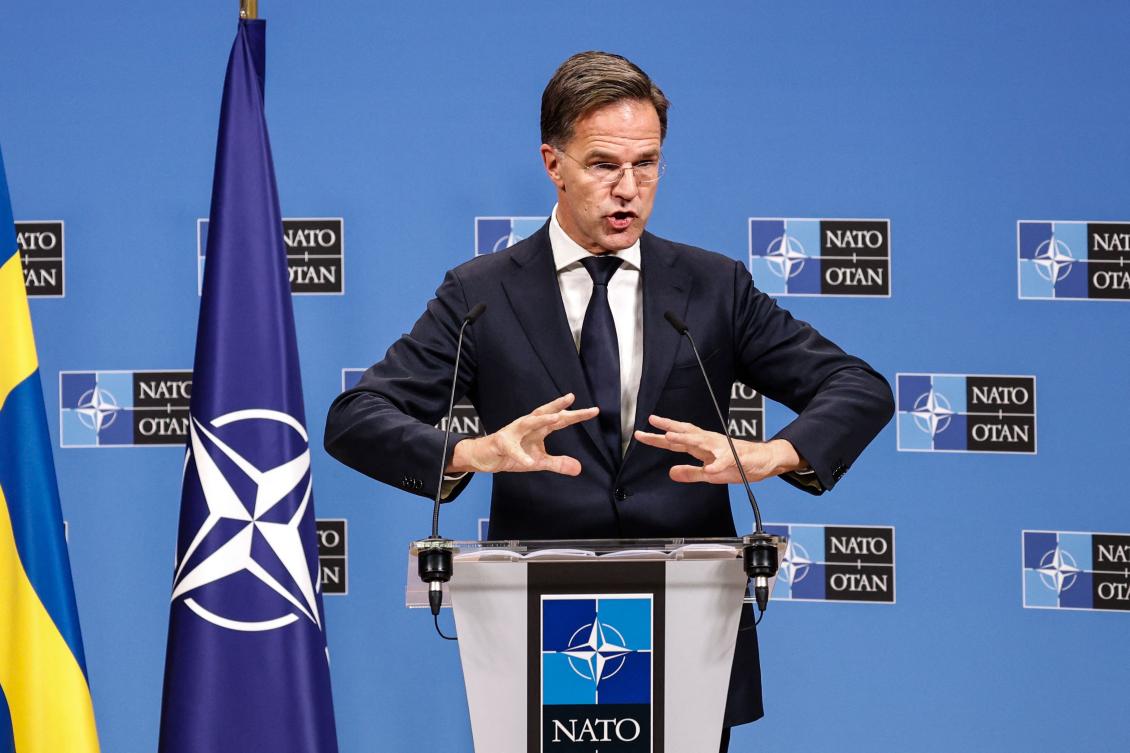 NATO chief Mark Rutte said he was aware of the details of Ukraine’s “victory plan” that was presented by the country’s president on Wednesday. (AFP)