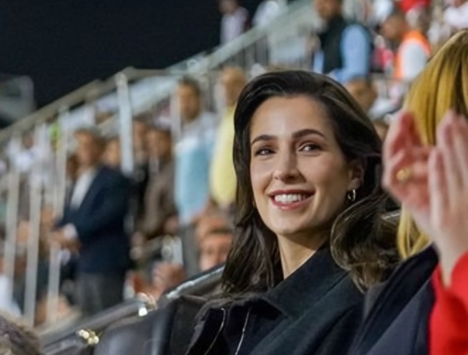 New mother Princess Rajwa Al-Hussein made her first public appearance since the birth of her first child, Princess Iman bint Al-Hussein bin Abdullah II. (Instagram)