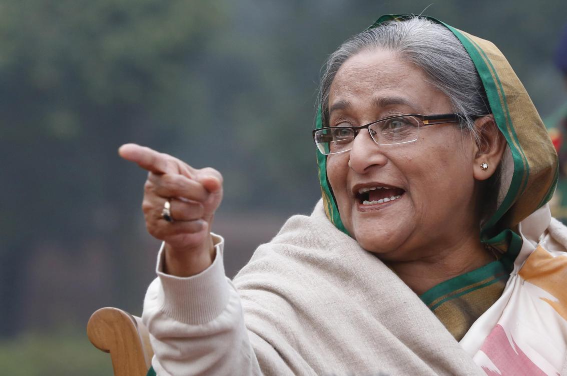 Exiled former prime minister Sheikh Hasina Sheikh Hasina has not been seen in public since fleeing Bangladesh by helicopter. (AP)