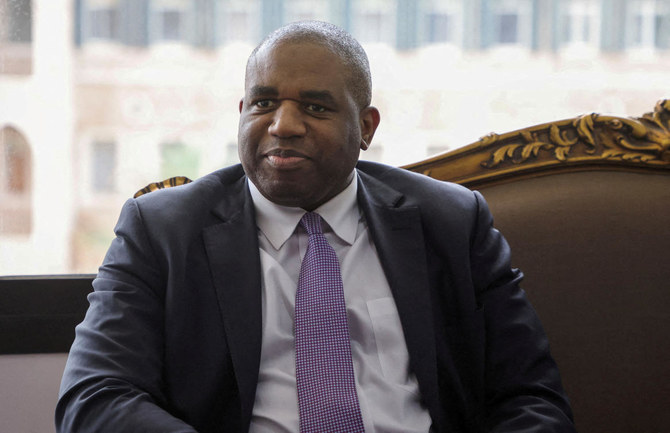British foreign secretary David Lammy will visit China on a two-day visit starting on Friday in a bid to improve relations between the two countries. (File/Reuters)