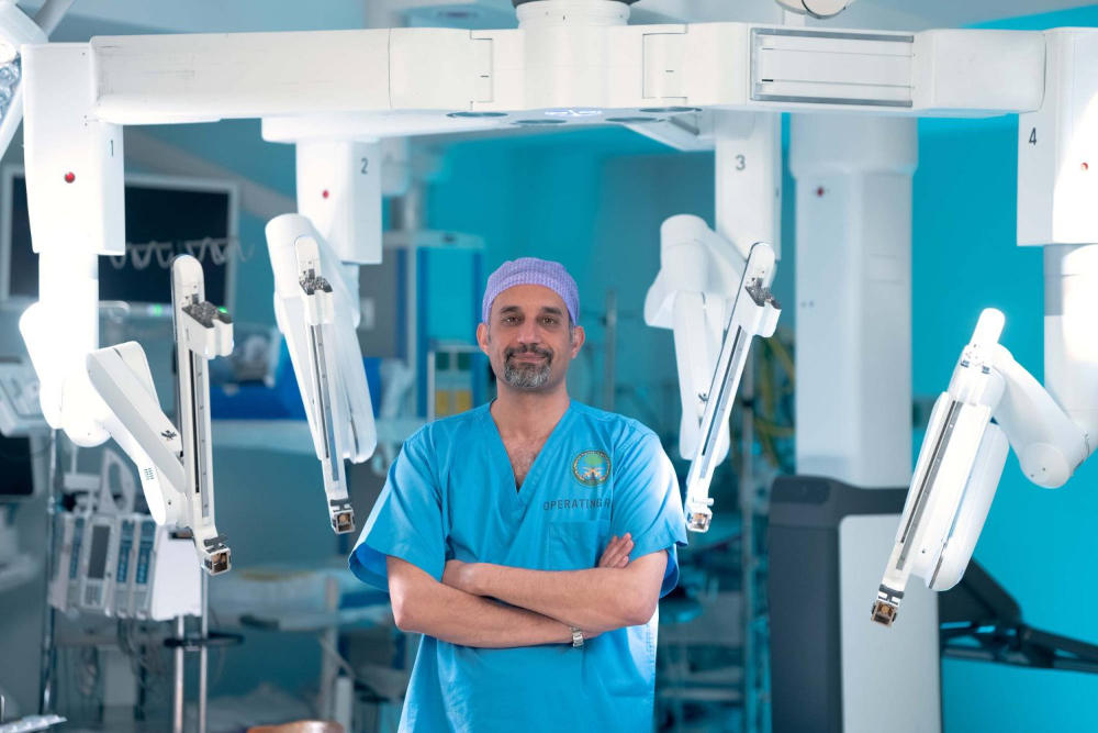 AI is an invaluable tool, providing insights that improve our decision- making in the operating room, said Dr. Feras Khaliel, Head of cardiac surgery and director of robotics at KFSHRC. (Supplied)