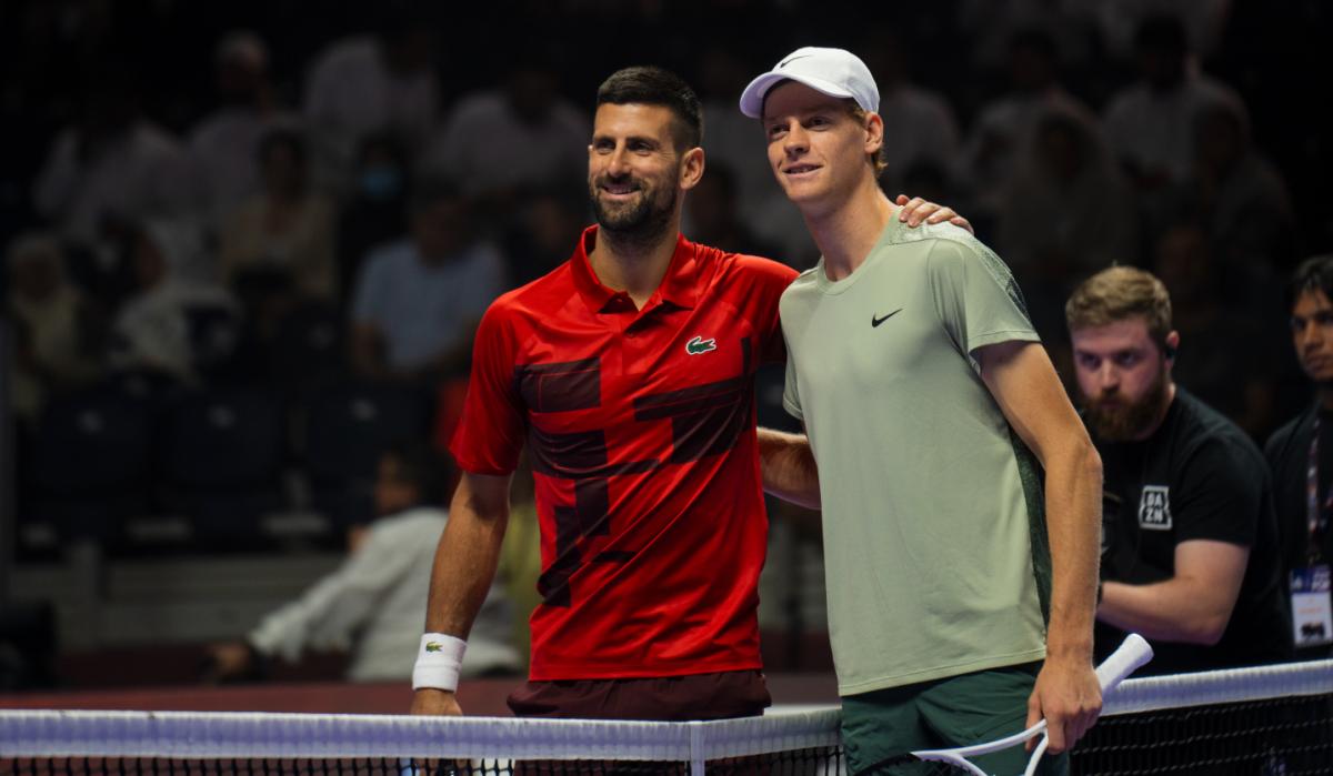 World No. 1 Jannik Sinner defeats Novak Djokovic in hard-fought Six Kings Slam match