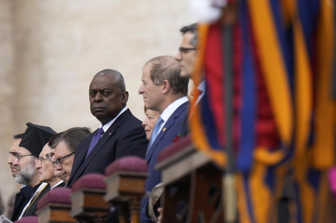 US Defense Secretary Lloyd Austin’s trip, his fourth and likely final visit as President Joe Biden’s Pentagon chief, will include in-depth discussions about US efforts to help Kyiv. (File/AP)