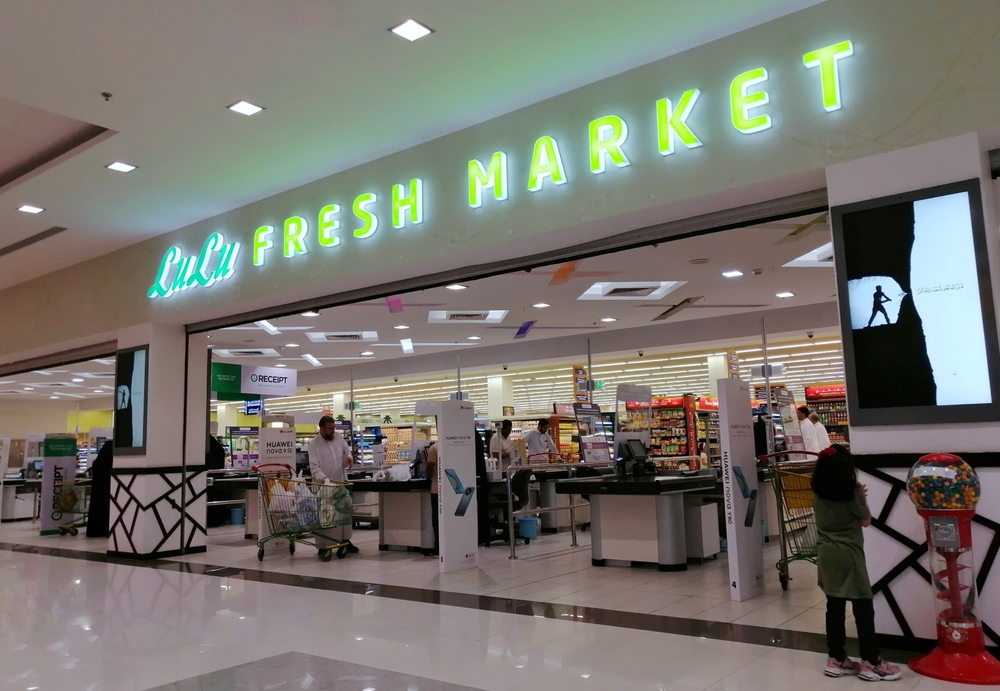 Lulu Fresh Market shop in Al-Ahsa, Saudi Arabia. Shutterstock
