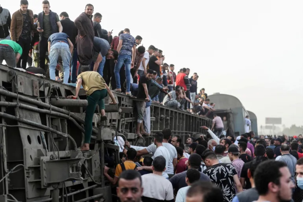 They attacked the guard who was securing the level crossing and set fire to his room, officials said. It wasn’t immediately clear what happened to the guard. (AFP filephoto)