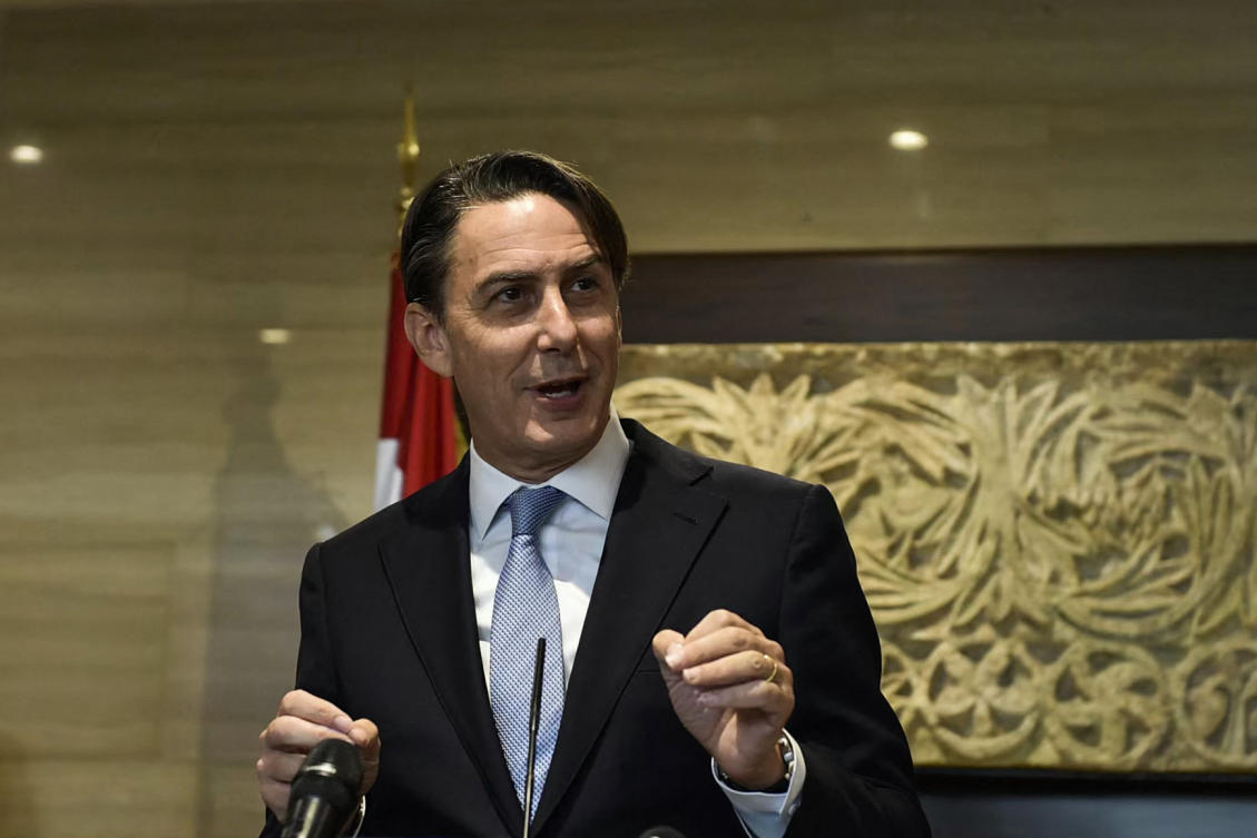 US special envoy Amos Hochstein arrived in Beirut to meet Lebanon's prime minister and Hezbollah-allied parliament speaker Nabih Berri as the Israel-Hezbollah war neared the one-month mark. (AFP)