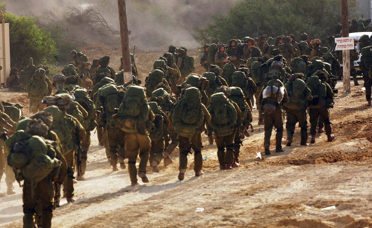Palestinian detainees have accused the Israeli military of forcing them to act as human shields during operations in Gaza. (AFP/File Photo)