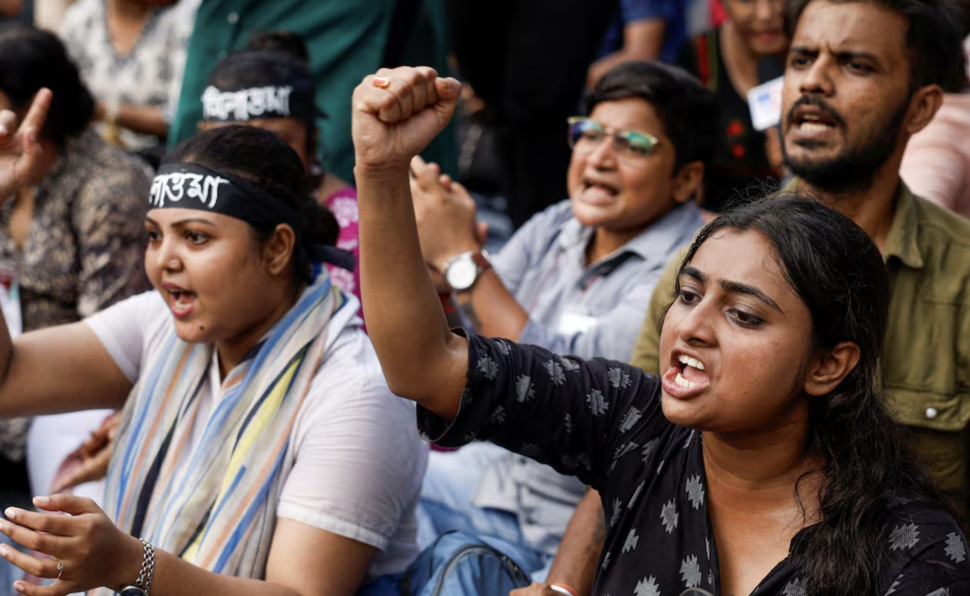 A police volunteer was arrested for the crime, which sparked nationwide protests in August and September, after the woman’s body was found at the city’s R.G. Kar Medical College and Hospital on Aug. 9. (REUTERS)