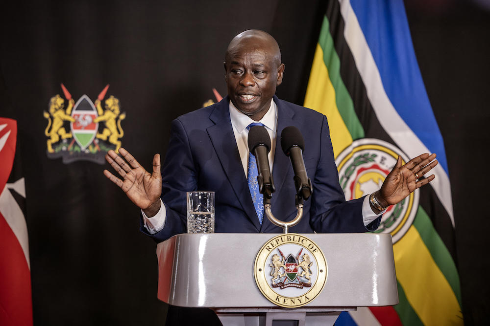Deputy President Rigathi Gachagua’s impeachment was the culmination of a public falling out between him and Kenyan President William Ruto. (AFP)