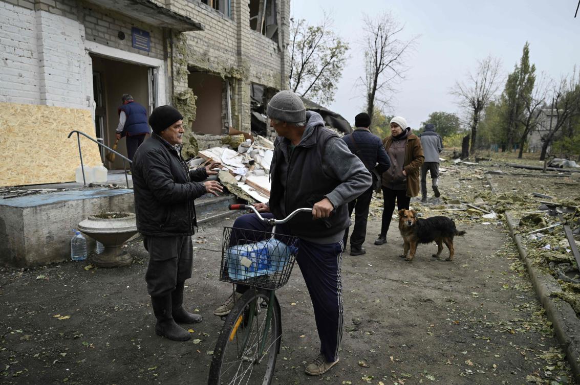 Some 6.7 million people have fled Ukraine as refugees since the conflict broke out, the UN Population Fund said. (AFP)