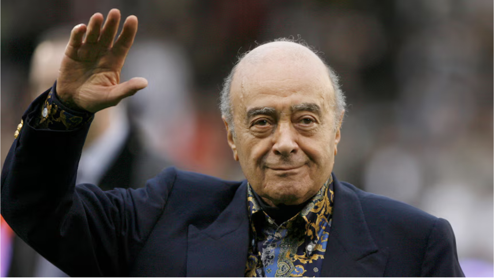 Former Harrods owner Mohamed Al-Fayed, who died last year aged 94, was one of Britain’s most well-known businessmen. (File/AP)