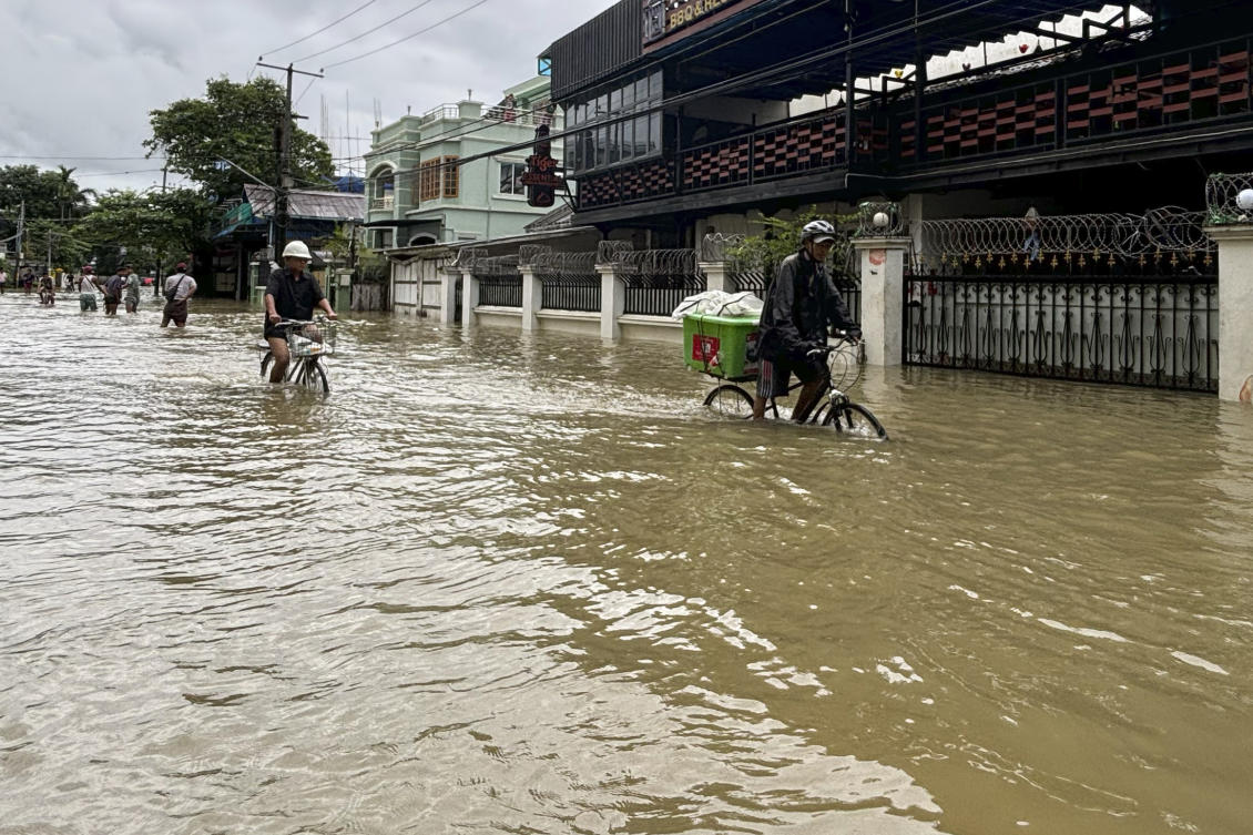 The boat had been carrying mostly students returning to southern Myeik city after a two-week break when it went down on Sunday. (AP)