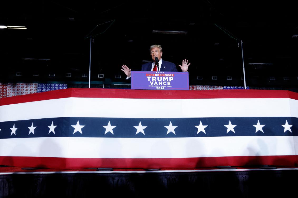 Donald Trump’s campaign has accused British Prime Minister Keir Starmer’s Labour Party of ‘blatant foreign interference’ in the US presidential election. (Getty Images/AFP)
