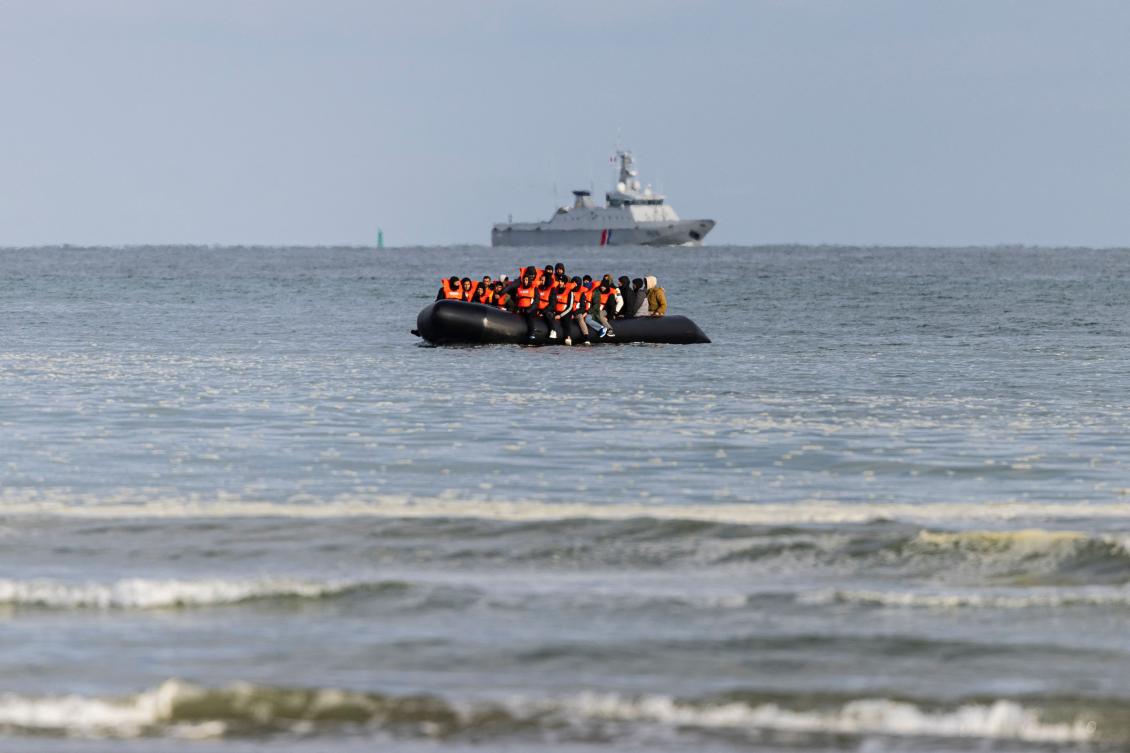More than 50 people have died so far this year while trying to cross the English Channel in hazardous conditions, often on makeshift rafts or dinghies. (AFP)