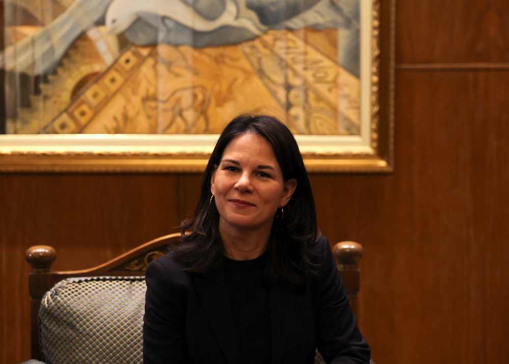 ‘The task now is to work with our partners in the US, Europe and the Arab world to find a viable diplomatic solution that safeguards the legitimate security interests of both Israel and Lebanon,’ German Foreign Minister Annalena Baerbock said in a statement. (Reuters)