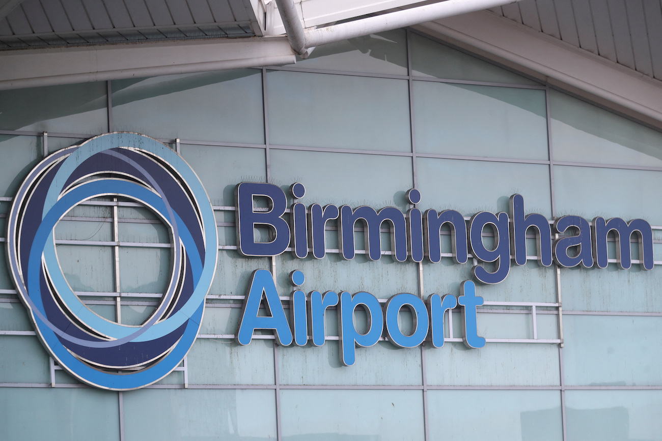 Birmingham Airport is the UK’s seventh busiest hub with 11.5 million passengers last year. (File/Reuters)