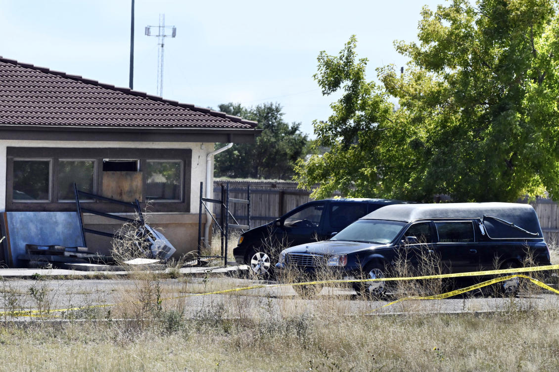 Prosecutors say the Hallfords stashed 190 decaying bodies in a funeral home storage building and sent grieving families fake ashes. (AP)