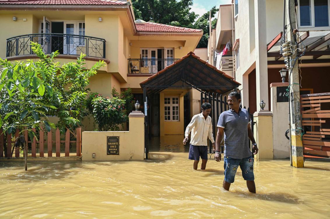 Tropical Storm Dana is expected to intensify, with winds gusting up to 74 mph, before pushing toward the country’s eastern coastline. (AFP)