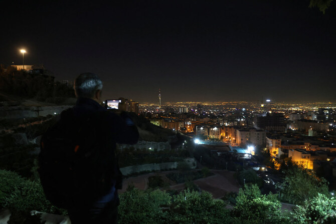 A general view of Tehran after several explosions were heard on October 26, 2024, amid retaliatory airstrikes by the Israeli military. (West Asia News Agency/WANA via REUTERS)