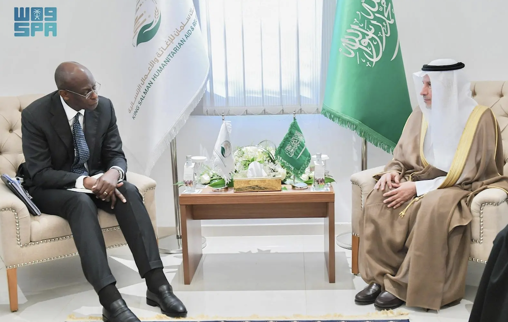 KSrelief chief, UNHCR official meet on sidelines of Sahel donor conference