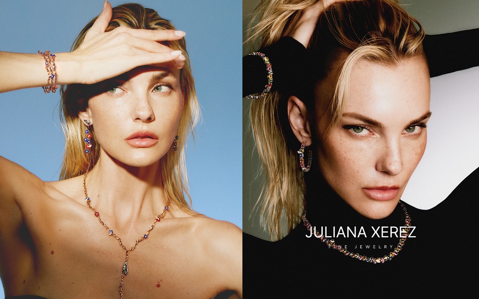 Dubai-based brand Juliana Xerez Fine Jewelry has tapped Brazilian supermodel Caroline Trentini to star in its latest campaign. (Supplied)