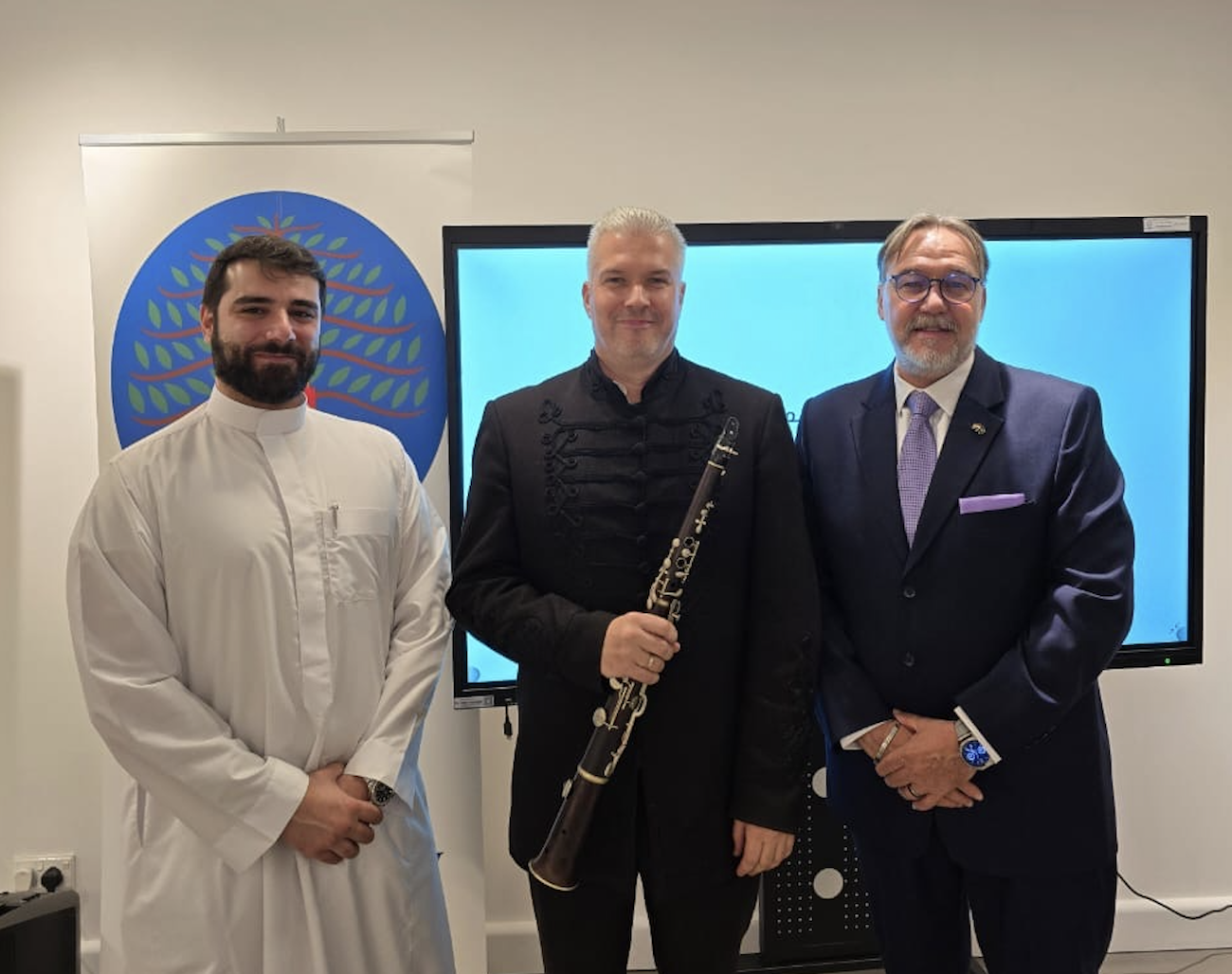 Hungary’s ambassador to the Kingdom brought musician Josef Terek to Saudi Arabia to perform and conduct a masterclass at the Saudi Music Hub. (Supplied)