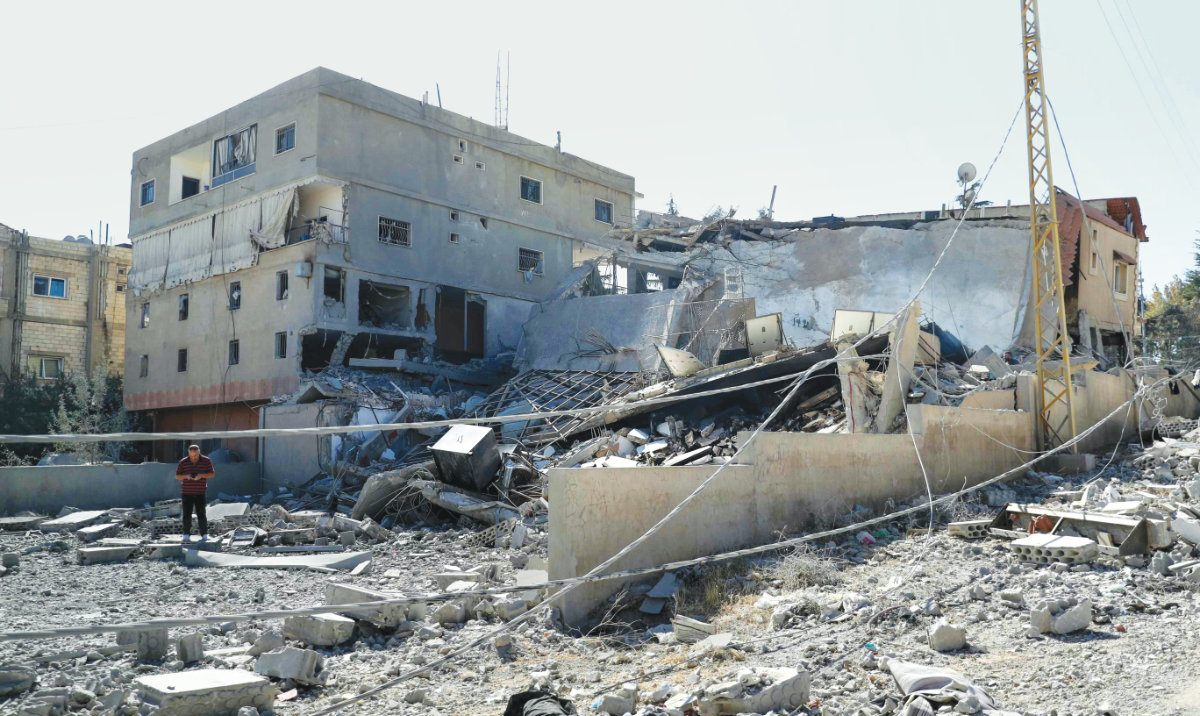 After a year of clashes with Hezbollah, Israel in September 2024, ramped-up strikes on the group’s strongholds, including parts of Baalbek. (AFP)