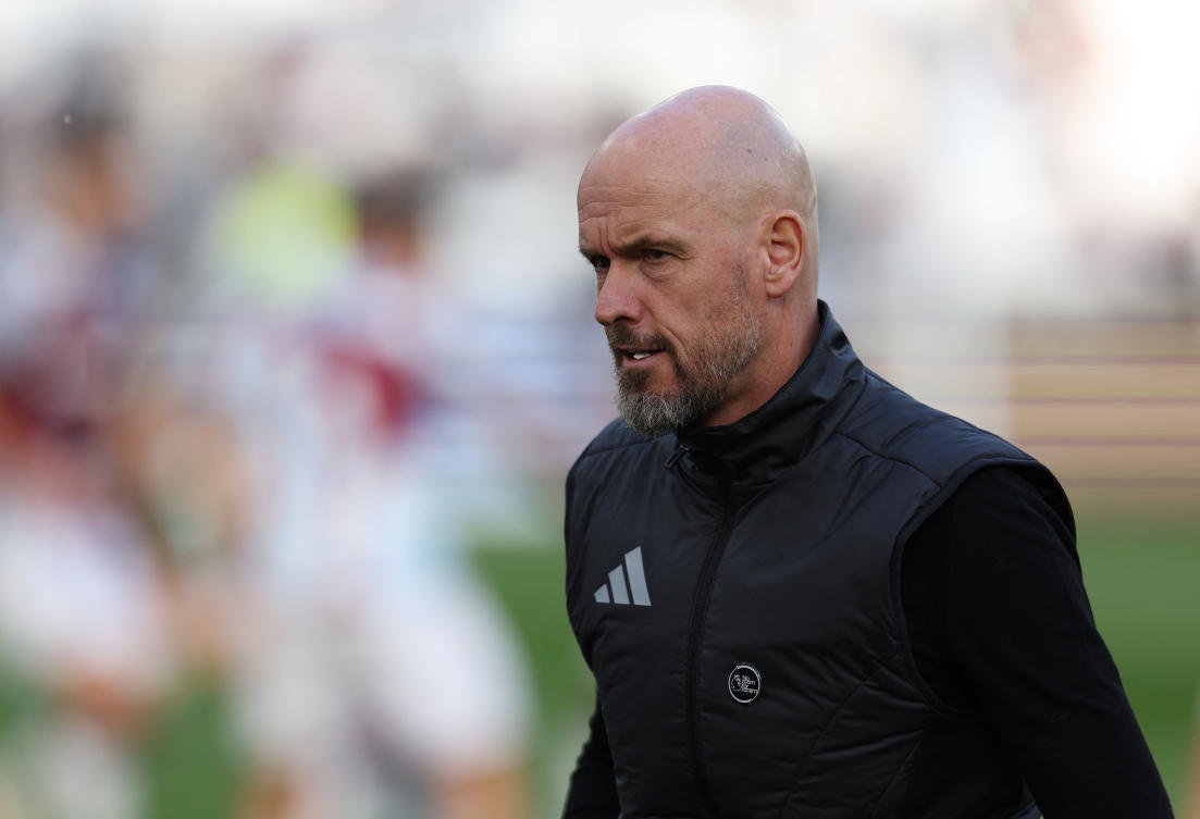 “Erik ten Hag has left his role as Manchester United men’s first-team manager,” the club said in a statement. (REUTERS)