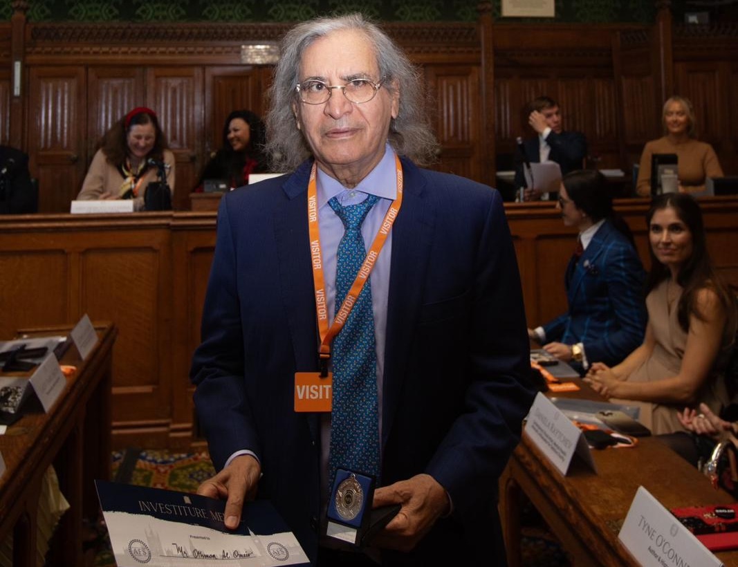 Veteran editor Othman Al Omeir honored at UK Parliament