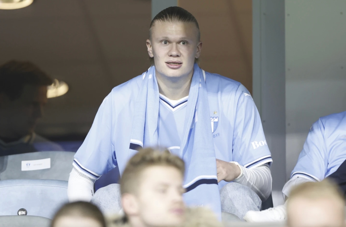Haaland skips Ballon d’Or and travels to Sweden to watch friend clinch domestic league title