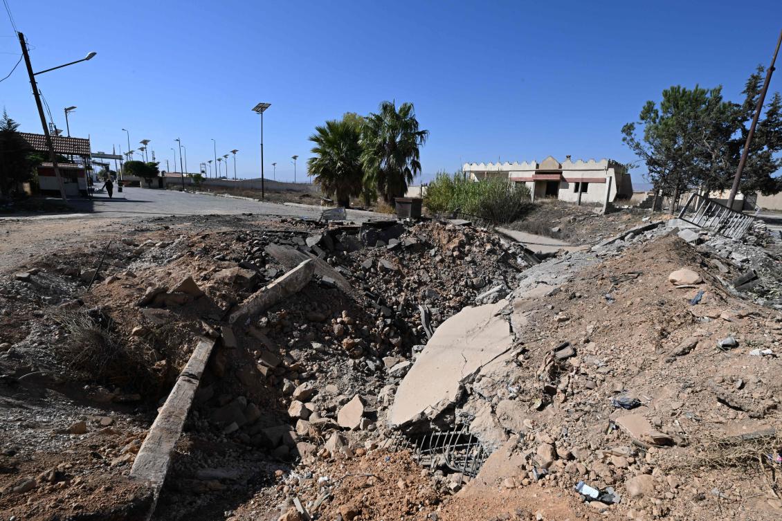 Israel’s military confirmed a similar strike on the nearby Jousieh crossing less than a week earlier, claiming it was being used by Hezbollah to transfer weapons. (AFP)
